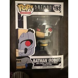 Funko Pop! DC Universe Batman (Robot) #193 Vinyl Figure W/Protector!!